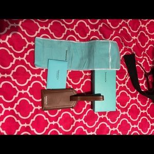 Tiffany and co luggage tag